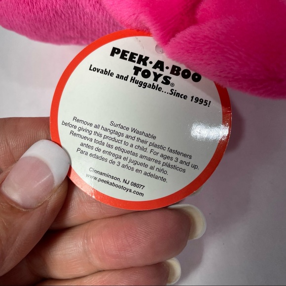 Pink Unicorn whale stuffed animal plush - Picture 3 of 6